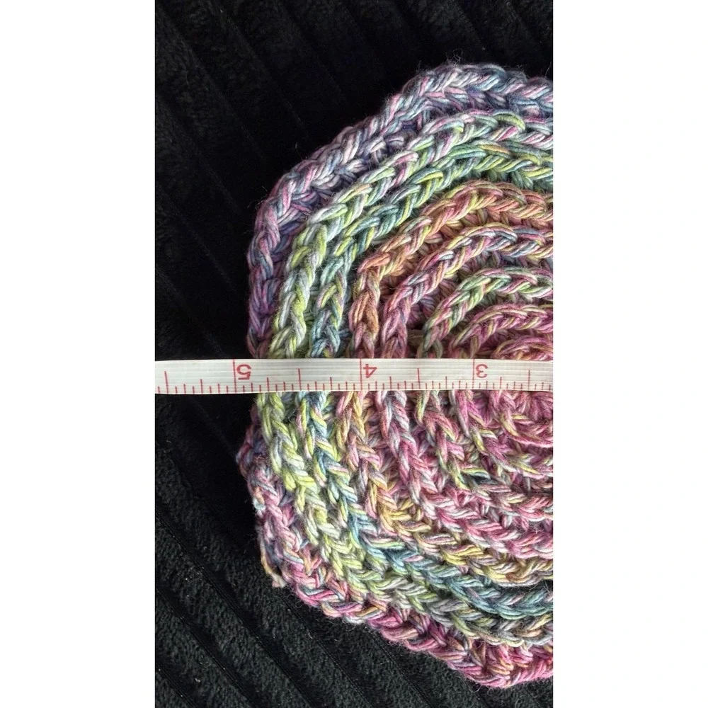 Handmade Crochet Spiral Cotton Face Scrubby‎ Spa Washcloth Reusable 5.5 Inch